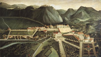 View of Hohenems with Castle, Pleasure House, and Garden by Hans Jakob Noppis